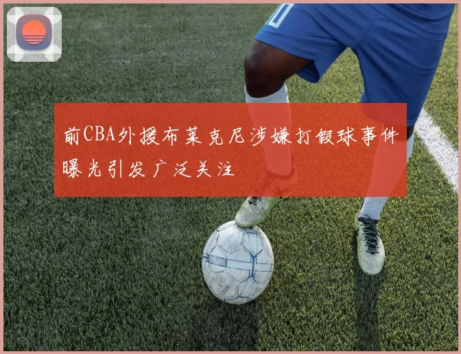 前CBA外援布莱克尼涉嫌打假球事件曝光引发广泛关注